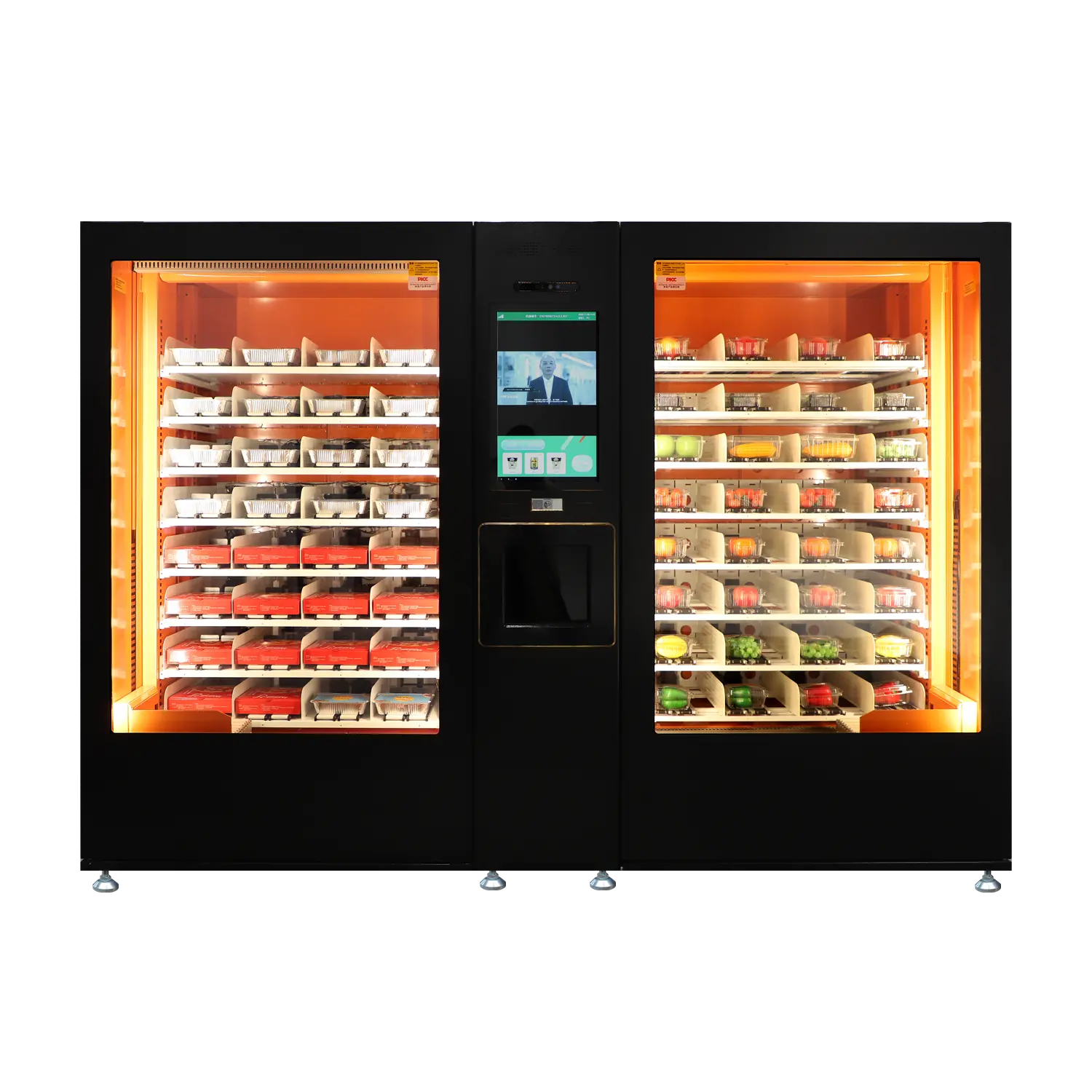 Pre-made food vending machine