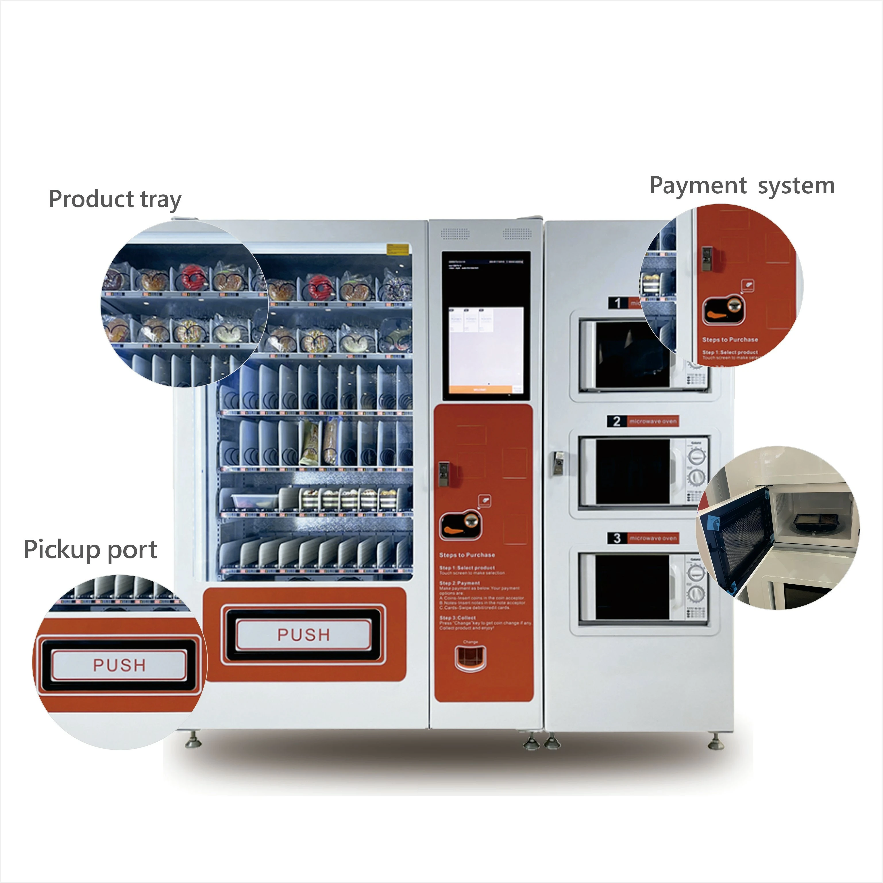 Microwave Heating Vending Machine(3M)