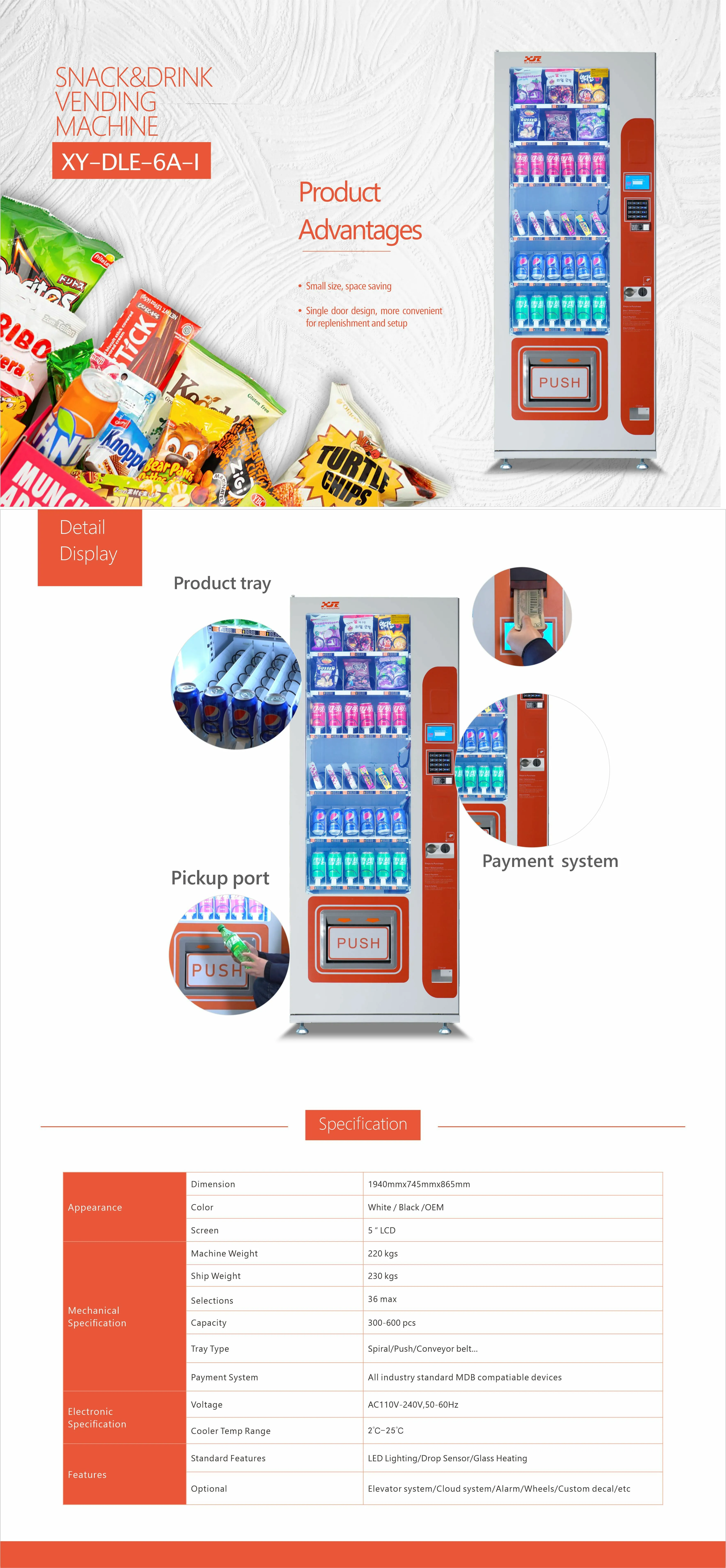 Snack & Drink Vending Machine