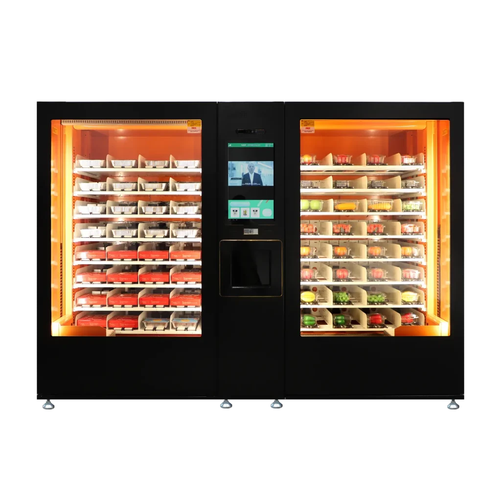 Pre-prepared food vending machine