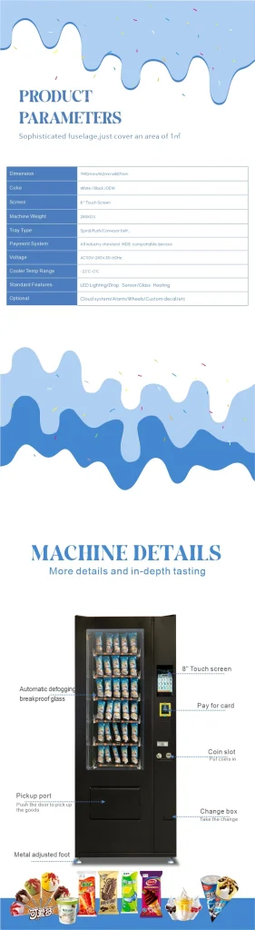 6c frozen vending machine detail 2