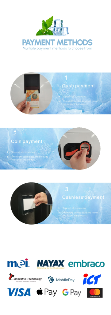 frozen foods vending machine detail6