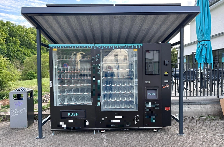 Home frozen vending machine case