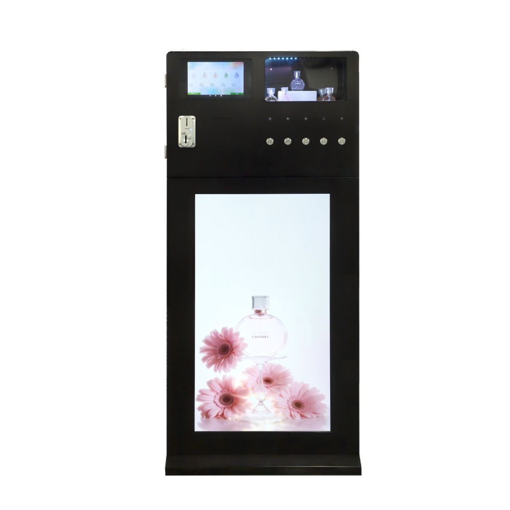 touch screen perfume vending machine