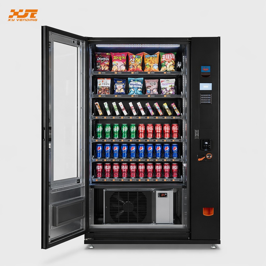 large capacity vending interior